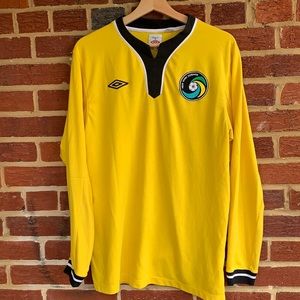 Vintage style New York cosmos soccer jersey long sleeve men’s XL by umbro